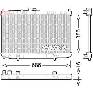Arrefecedor do motor DENSO DRM46034