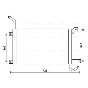 Arrefecedor do motor AVA COOLING AUA2224