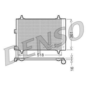 Kondensator, Klimaanlage DENSO DCN07006