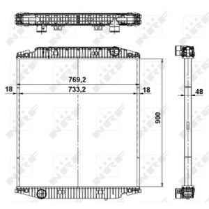 Kühler, Motorkühlung NRF 549568