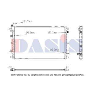 Motorkühler AKS DASIS 150123N
