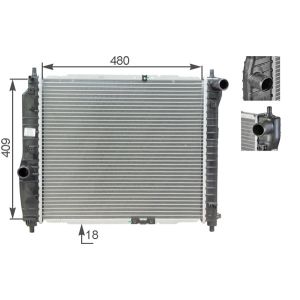 Arrefecedor do motor MAHLE CR 1309 000S