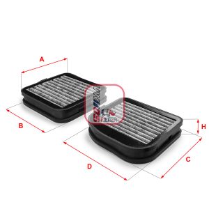Filtro, filtro abitacolo SOFIMA S 4141 CA