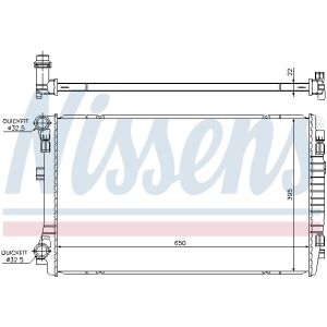 Radiator, motorkoeling NISSENS 65303