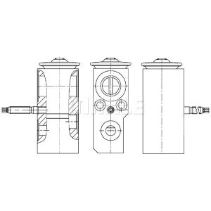 Expansionsventil, Klimaanlage MAHLE AVE 83 000P