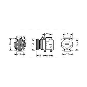 Compressor, ar condicionado AVA COOLING KAAK211