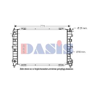 Raffreddatore motore AKS DASIS 090085N