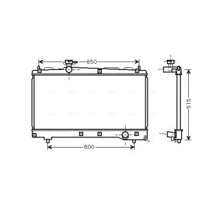 Arrefecedor do motor AVA COOLING TO2331
