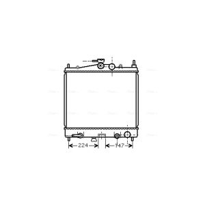 Arrefecedor do motor AVA COOLING DNA2211