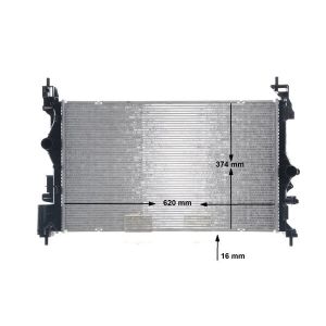 Arrefecedor do motor MAHLE CR 1198 000S