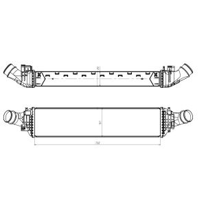 Ladeluftkühler NRF 309047