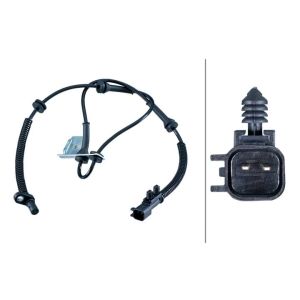 Sensor do ABS traseiro, direito HELLA 6PU 358 268-461