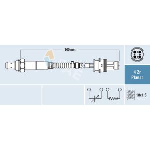 Sonda lambda FAE 77252
