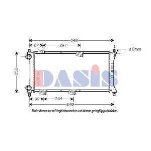 Motorkühler AKS DASIS 080059N