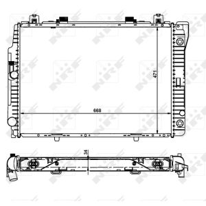 Kühler, Motorkühlung EASY FIT NRF 55315