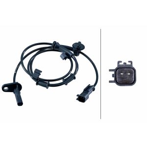 Sensor do ABS, dianteiro/traseiro, esquerdo/direito  HELLA 6PU 358 268-291