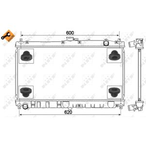 Radiador, refrigeración de motor EASY FIT NRF 53317