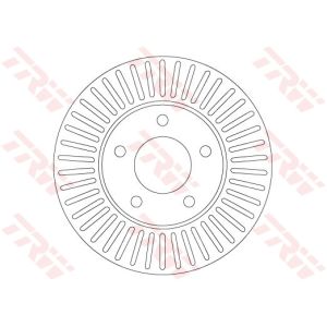 Disco de freno TRW DF6922