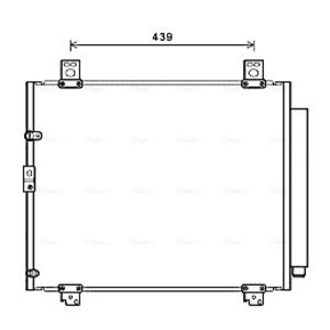 A/C-kondensor AVA COOLING TO5680D