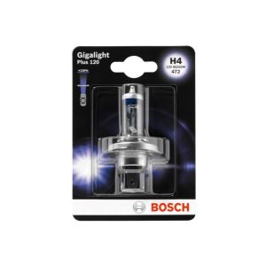 Ampoule, éclairage de virage BOSCH H4 Gigalight Plus 120% 12V, 60/55W