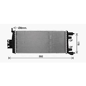 Arrefecedor do motor AVA COOLING RT2681