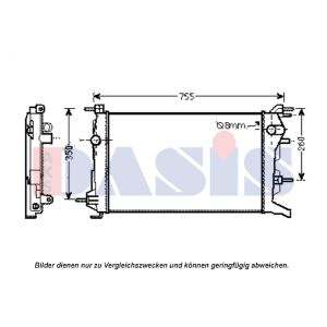 Motorkühler AKS DASIS 180084N