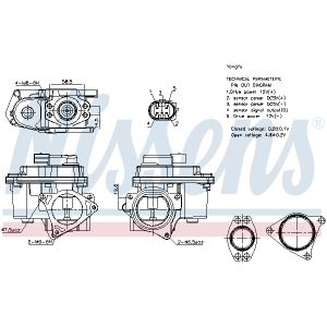 AGR Ventil NISSENS 98192