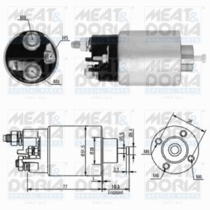 Interruptor solenoide, motor de arranque MEAT & DORIA 46058