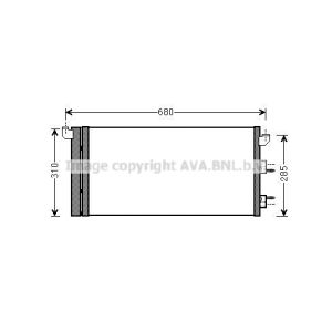 Kondensator, Klimaanlage AVA COOLING FTA5293D AVA