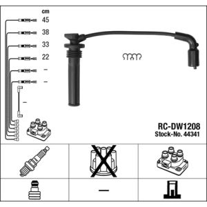 Ontstekingskabel set NGK 44341