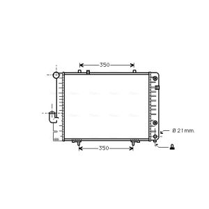 Arrefecedor do motor AVA COOLING MS2096