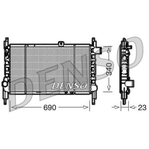 Arrefecedor do motor DENSO DRM44003