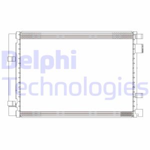 Condensor, airconditioning DELPHI CF20306