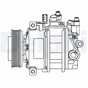 Compresseur de climatisation DELPHI CS20546