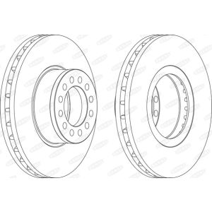 Disco de freno BERAL BCR331A