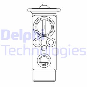 Expansieventiel, airconditioning DELPHI CB1020V