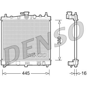 Radiador de motor DENSO DRM46036