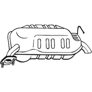 Silenciador traseiro BOSAL 171-635