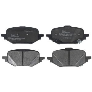 Conjunto de pastilhas de travão, travão de disco DELPHI LP3908