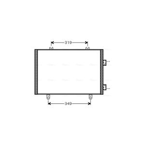 Kondensator, Klimaanlage AVA COOLING RTA5349 AVA