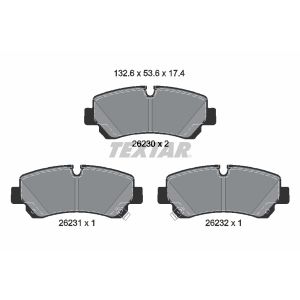 Bremsbelagsatz TEXTAR 2623001