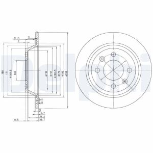 Disco de freno DELPHI BG2420