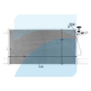 Condenseur, climatisation HIGHWAY SC5034 AVA