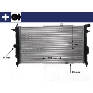 Arrefecedor do motor MAHLE CR 438 000S
