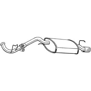 Endschalldämpfer BOSAL 282-511