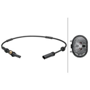 Sensor do ABS traseiro, direito HELLA 6PU 012 679-391