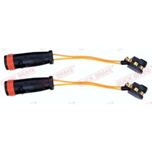 Sensor de desgaste das pastilhas de travão, traseira QUICK BRAKE WS0497A
