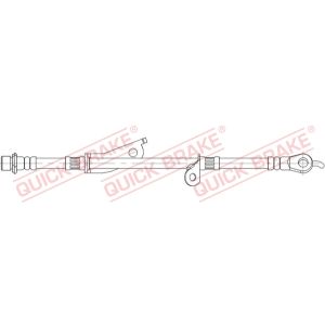 Bremsschlauch QUICK BRAKE 58.861