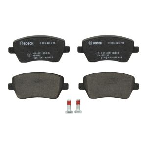 Pastilhas de travão, travão de disco BOSCH 0 986 424 795