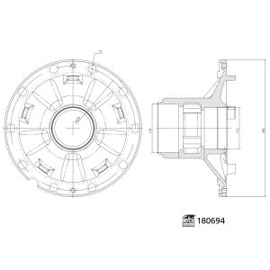 Cubo da roda FEBI BILSTEIN 180694